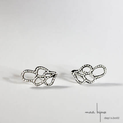 Boucles D'oreilles Et Fournitures En Argent .925
