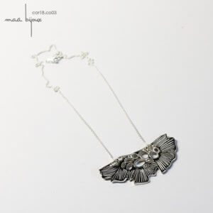 Maä bijoux, collection corolle, sautoir en argent massif recyclé, bijou fabriqué en France artisanalement, cor18.co03