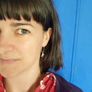 Boucles d'oreille pendantes en argent massif recyclé, Bijou minimaliste inspiré de la nature, Boucles d'oreilles simples sans nickel
