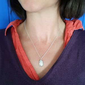 collier dehiscence inspiré de la nature, maä bijoux, argent recyclé , bijoux écologique maä bijoux