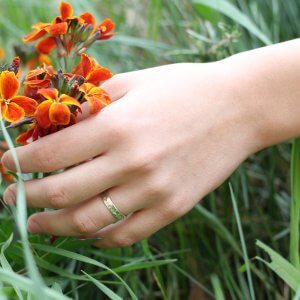 Alliance guirlande d'étoiles en argent massif 925 recyclé, maä bijoux écologique, inspiré par l'espace