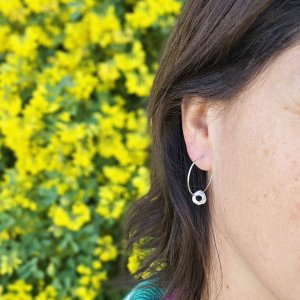 créole fine nid en argent massif recyclé maa bijoux