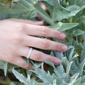 Alliance ecaille en argent massif 925 recyclé, maä bijoux écologique, inspiré par les ecailles de serpent, de tortue